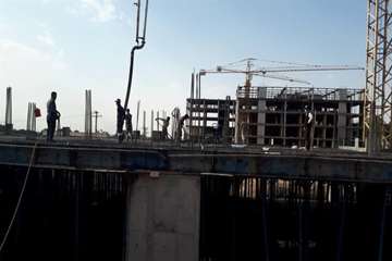 بتن ریزی سقف سوم پارت A
