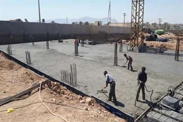 بتن ریزی سقف دوم پارت A