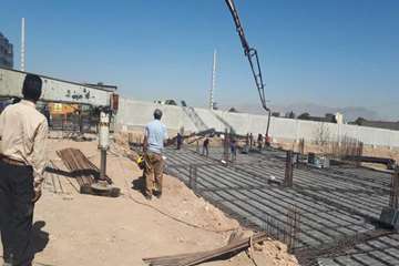 بتن ریزی سقف دوم پارت A